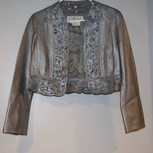 Carlisle Metallic Leather Jacket